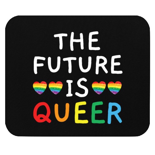 The Future Is Queer LGBTQ Rainbow Pride Month Mouse Pads