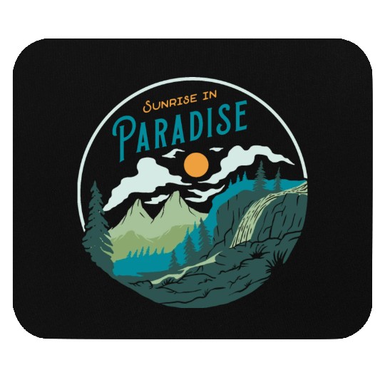 Sunrise in Paradise Mouse Pads