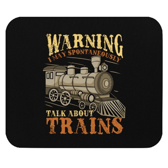 Trains Railroad Train Lover Mouse Pads