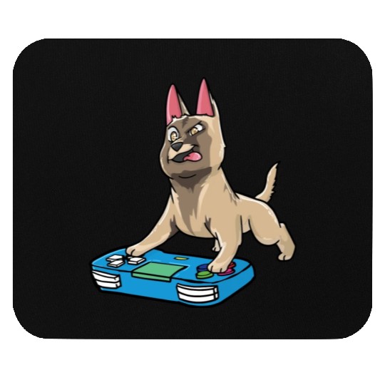 Belgian Malinois Gaming Kawaii Gamer Dog Lover Mouse Pads