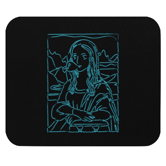 Mona Lisa Mouse Pads