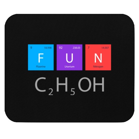 Alcohol Ethanol Formula Chemistry Elements Drink Mouse Pads