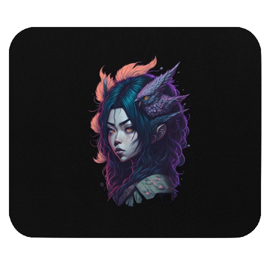 japanese street cyberpunk tokyo streetwear Mouse Pads