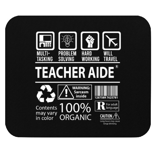 Teacher Aide Mouse Pads - Multitasking Job Gift Item
