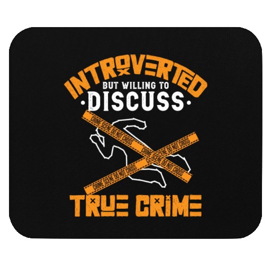 True Crime Murder Spy Crime Interest Gift Idea Mouse Pads