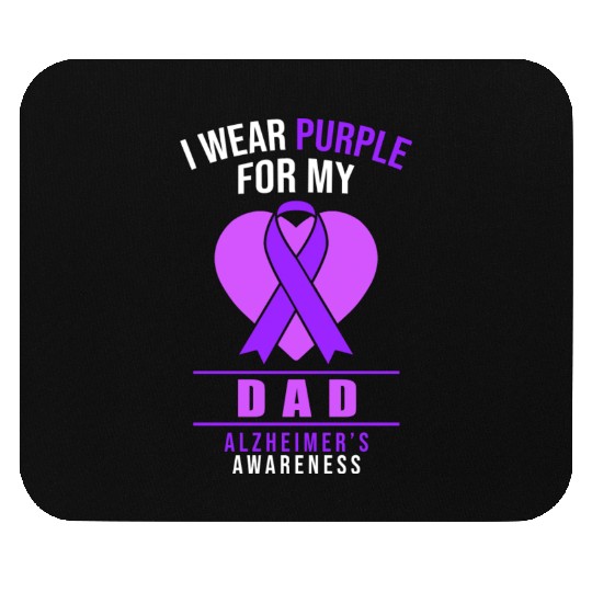 I Wear Purple For My Dad Mouse Pads