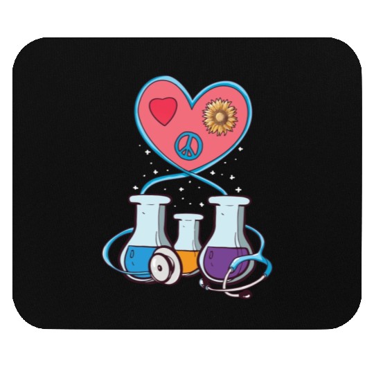 Medical Laboratory Science Heart Cartoon Mouse Pads