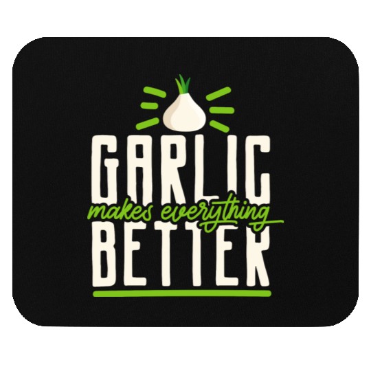 Garlic Garlic Cloves Garlic Lover Cooking Mouse Pads