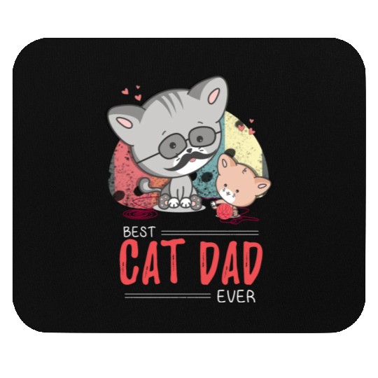 Cat Dad Mouse Pads