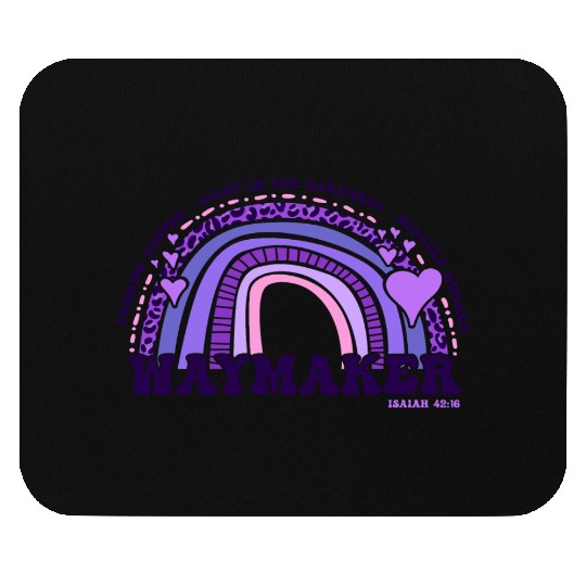Waymaker Promise Keeper Miracle Worker - Jesus Mouse Pads