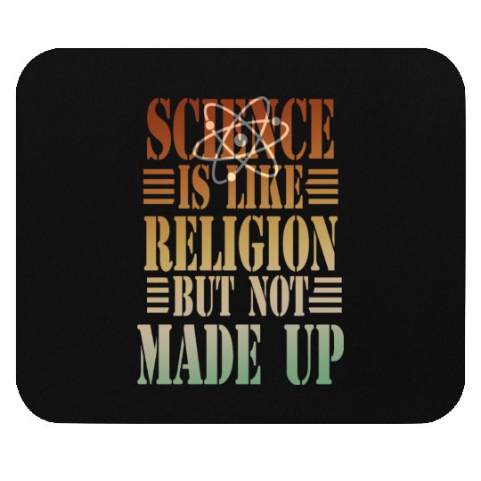 Science Knowledge Religion Scientist Nerd Mouse Pads