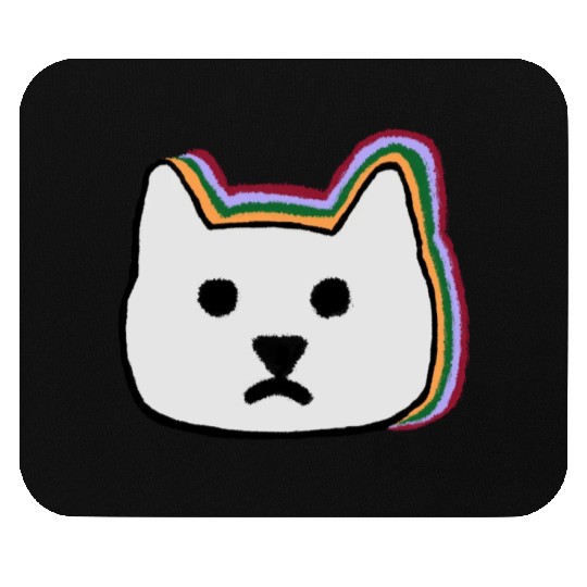 cat face Mouse Pads