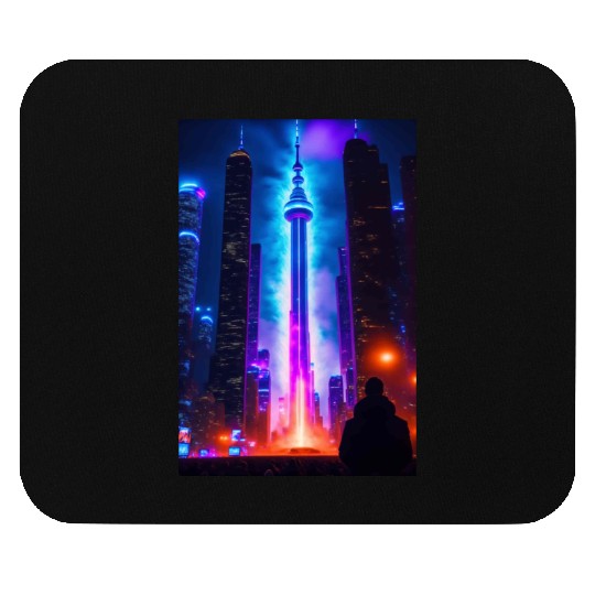The Moving Tower Mouse Pads