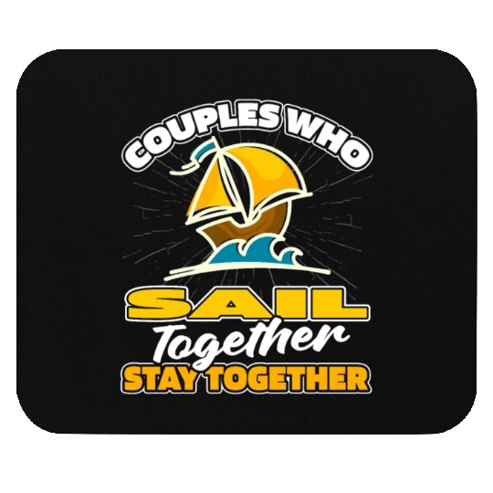 Sailing Sailor Couple Mouse Pads