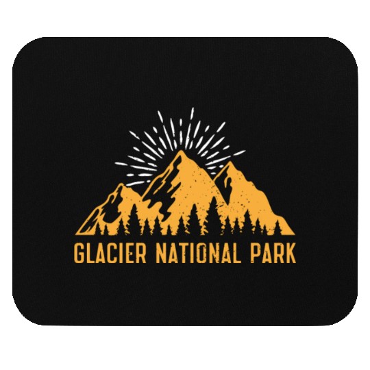 Glacier National Park Mountaineers Mountain lover Mouse Pads