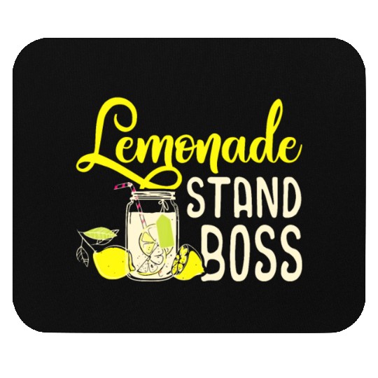 Lemonade Stand Boss Funny Lemon Juice Businesslemo Mouse Pads