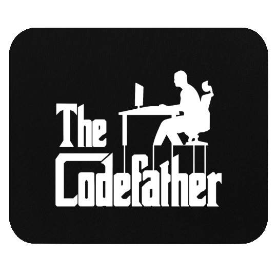 The Codefather Computer Scientist Programmer Cloud Mouse Pads