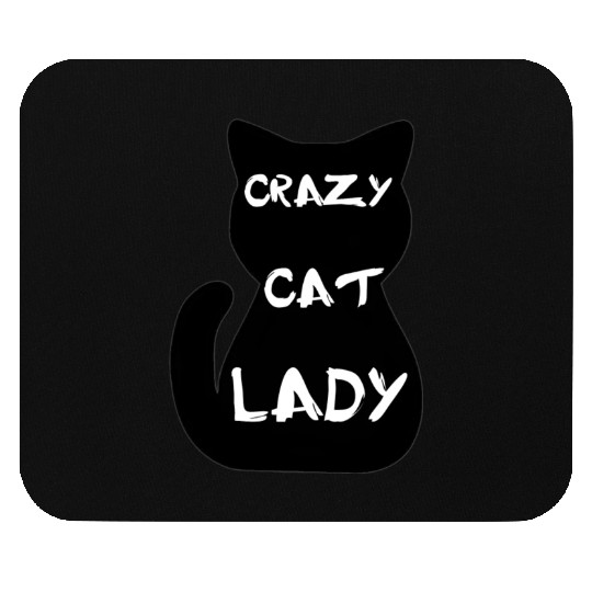Crazy cat lady Mouse Pads