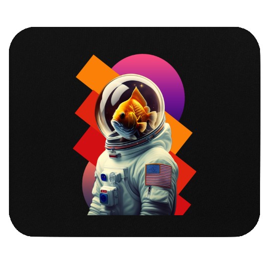 First Adventure with the Brave Goldfish Astronauts Mouse Pads