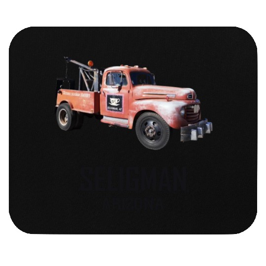 Old car city of Seligman in Arizonna, US Route 66 Mouse Pads