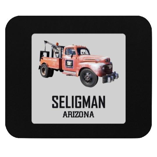 Old car city of Seligman in Arizonna, US Route 66 Mouse Pads