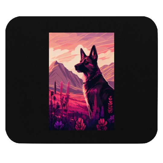 Belgian Malinois Nature Mouse Pads
