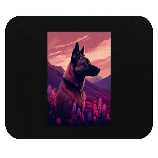 Belgian Malinois Nature Mouse Pads