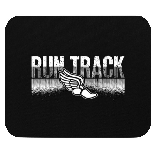Track And Field Run Track Loves Running Athletic Mouse Pads