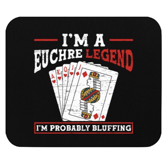 Euchre Legend Card Game Euchre Player Poker Euchre Mouse Pads