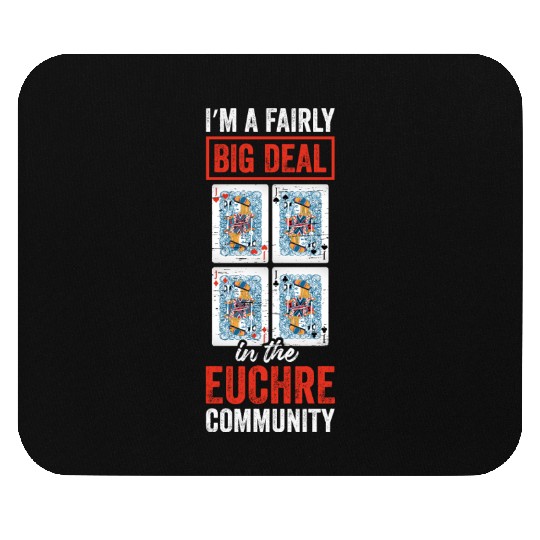 Euchre Community Card Game Player Poker Euchre Mouse Pads