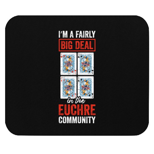 Euchre Community Card Game Player Poker Euchre Mouse Pads