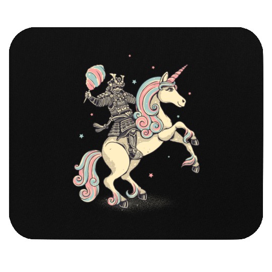 Cotton Candy Warrior Mouse Pads