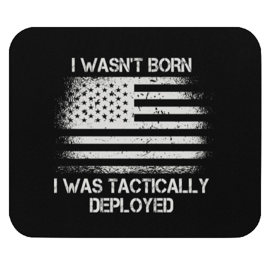 Patriotic Army Veteran Us Soldier Saying Mouse Pads