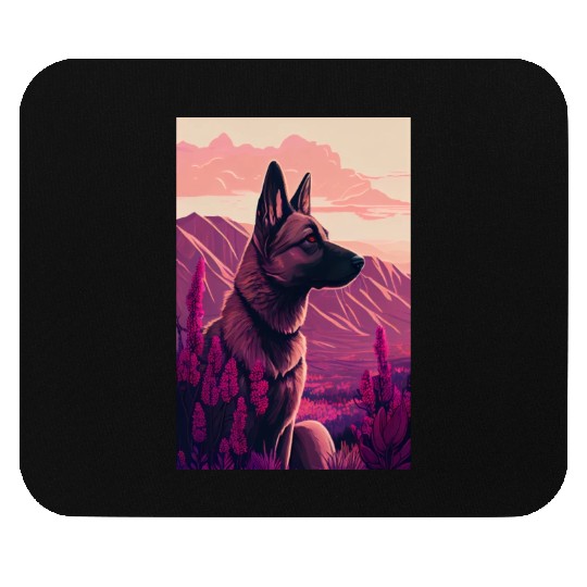 Belgian Malinois Nature Mouse Pads