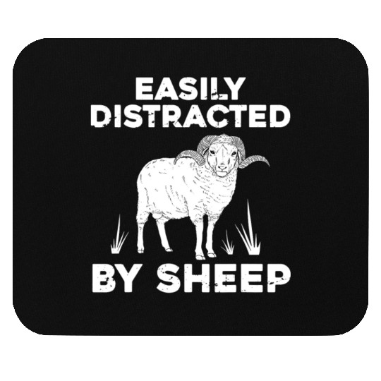 Cute Sheep For Men Women Lamb Farm Animal Farmer Mouse Pads