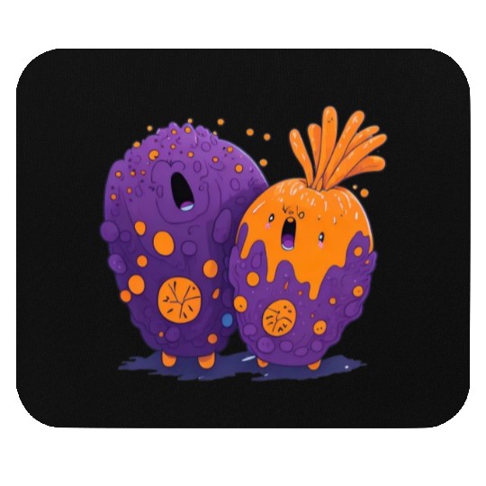 crazy carrot Mouse Pads