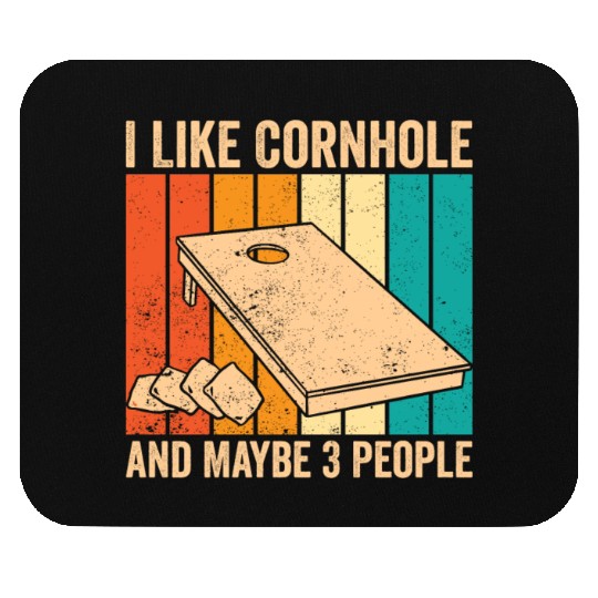 Funny Cornhole Retro Mouse Pads