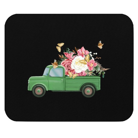 Truck Flower Sublimation Mouse Pads