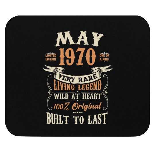 May 1970 Birthday Surprise Mouse Pads