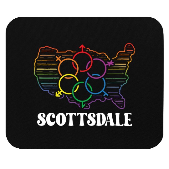 Scottsdale Pride Month Pride Flag LGBT Community L Mouse Pads