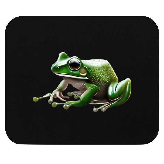 Rain frog water drop frog Mouse Pads