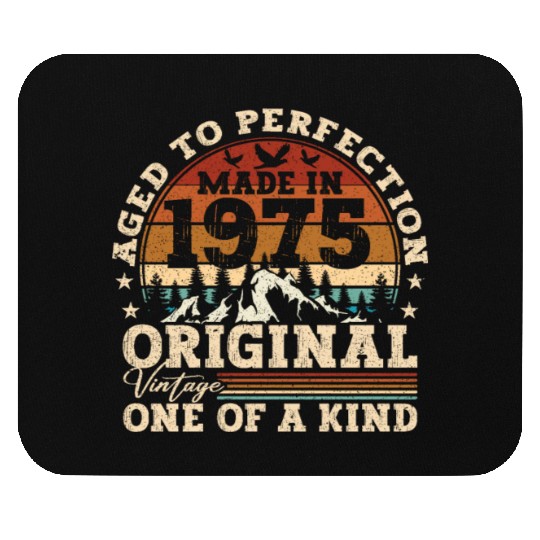 Original 1975 Vintage Vintage Birthday Retro Mouse Pads