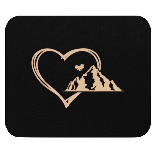 Mountain love Wanderlust Mountains Hiker Summit Mouse Pads