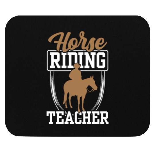 Horse Riding Teacher Equestrian Rider Lover Mouse Pads