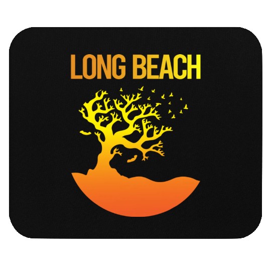 Neon Tree Art Long Beach 70s Mouse Pads