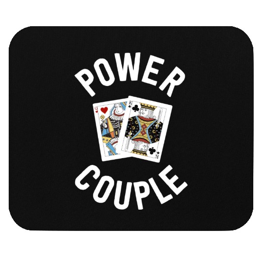 Gifts For Card Players Women Power Couple King Mouse Pads