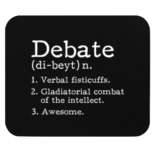 Debate Definition Mouse Pads