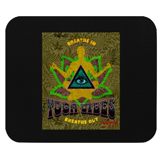 Yoga Vibes Mouse Pads