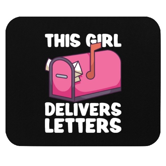 Postal Worker Mail Lady Mail Carrier Postal Mouse Pads