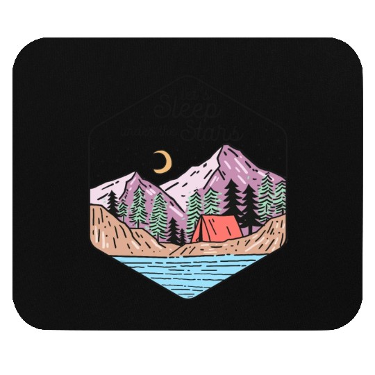 Let's Sleep Under The Stars Mouse Pads